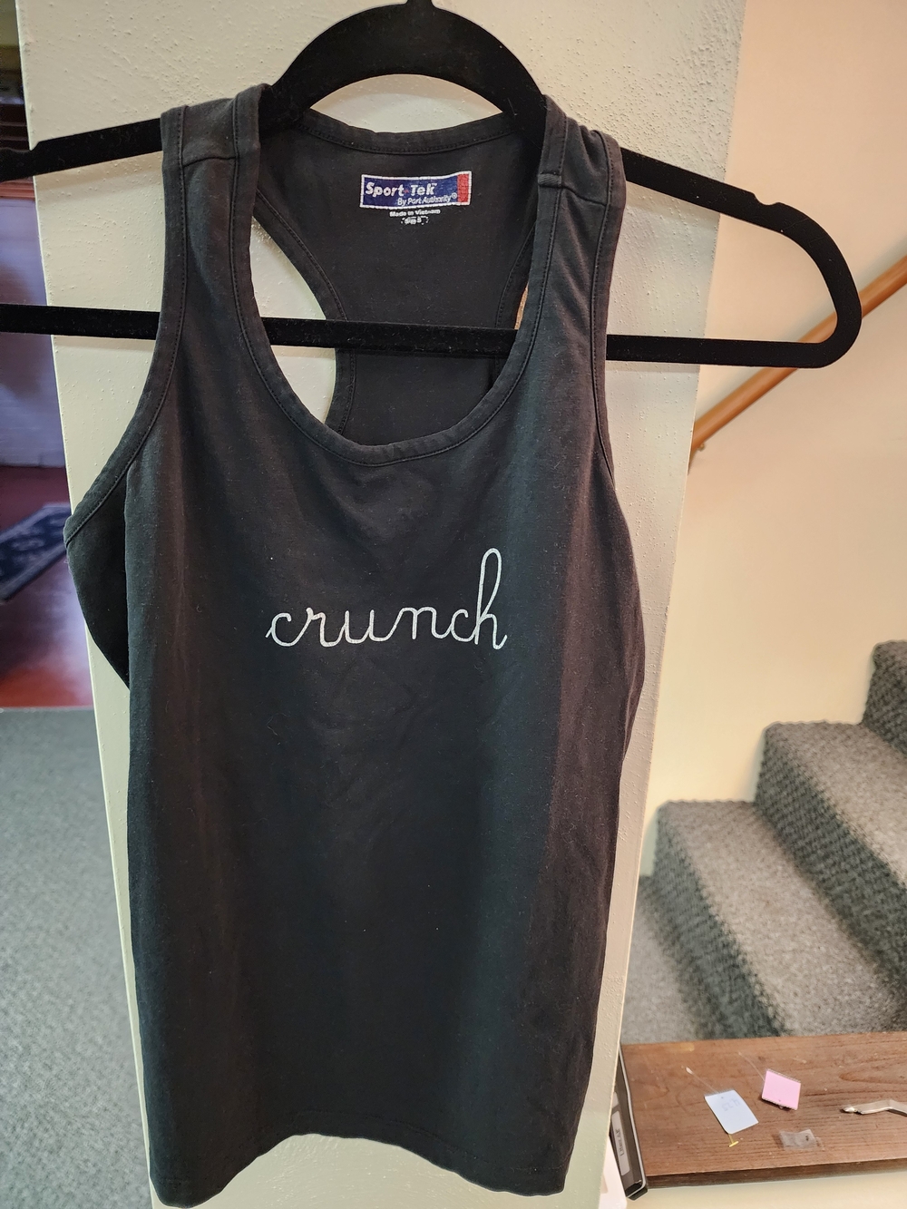 Sport-Tek Black Women's 'Crunch' Racerback Tank Sz Xs